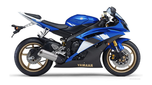 Blue Black 2017 YZF-R6 Yamaha Motorcycle Fairing